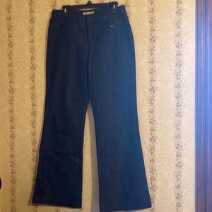 Chico’s Platinum Collection Wide Leg Jeans Size 1 Regular